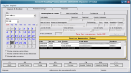 Nesta parte voc poder agendar os eventos que sero realizados por sua empresa.